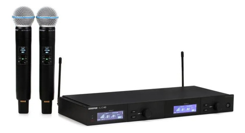 Shure Slxd24d-b58 Sistema Inalámbrico Doble Micrófono Beta58