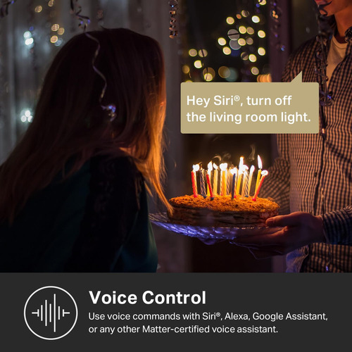 Kasa Matter Smart Dimmer Switch: Control De Voz Siri, A...