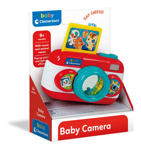 Juguete Bebe Camara Foto Sonidos Estimula Baby Clementoni