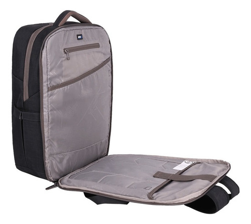 Mochila De Viaje De Negocios Swiss Digital Module Sd-7308 Negro