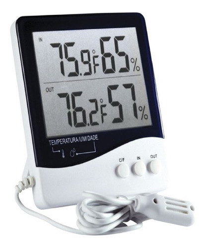 Termo-higrômetro Digital De Temperatura E Umidade Incoterm