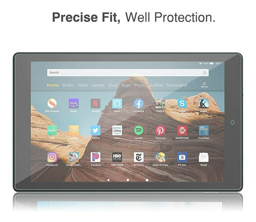 Protector De Pantalla Vidrio Templado Tablet 10.1 Fire Hd 10