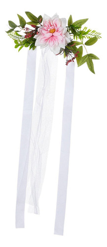 Decoraciones Florales Para Respaldo De Silla De Rosa