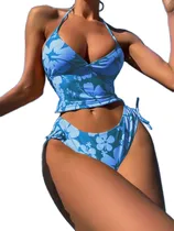 Comprar Mallas Bikini Tiro Alto Push Up - En Stock 