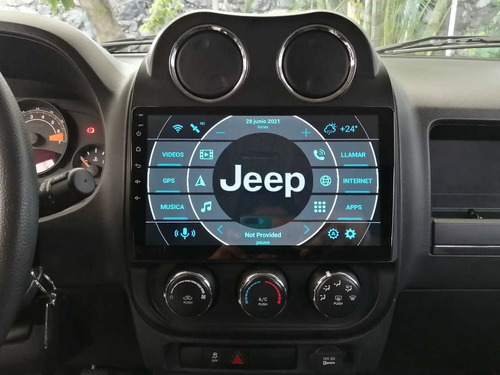 Imagen 4 de 10 de Autoestéreo Android 10' Jeep Compass 2008-2017 Gps Mapas Cam