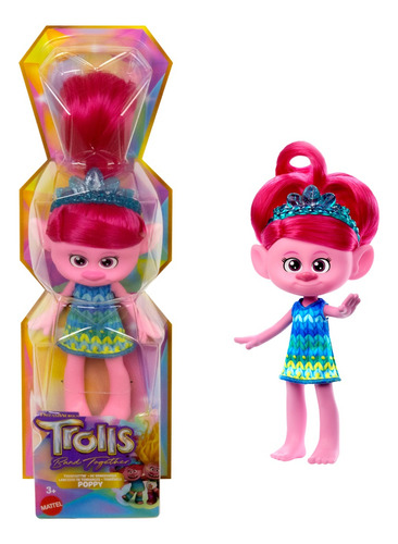 Trolls Muñeca Poppy Clásica