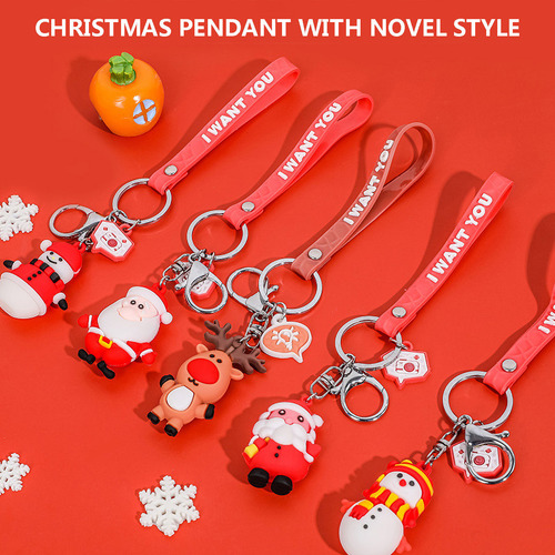 Llavero Navideño Para Coche, Mochila Escolar, Accesorios Pe
