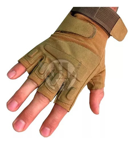 Guantes Tacticos Blackhawk Dedo Cortado Coyote Tan Tiro Moto