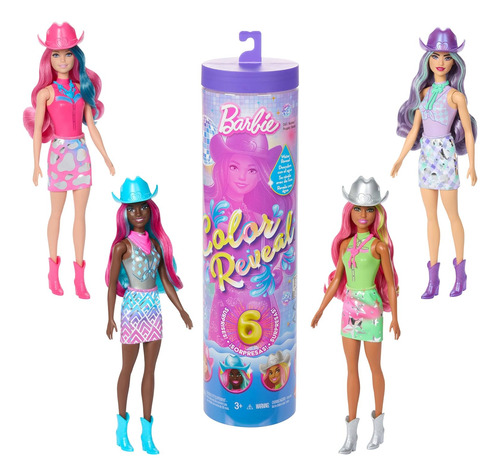Muñeca Barbie Color Reveal 6 Sorpresas Original Mattel Usa