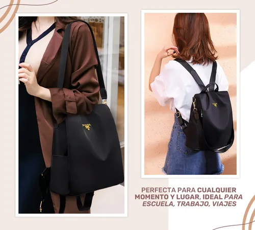 Mochila Antirrobo Para Mujer, Bolso Casual De Hombro De Gran Capacidad