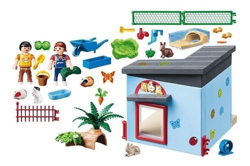 Imagen 3 de 5 de Playmobil Habitacion Para Mascotas City Life 9277 Educando
