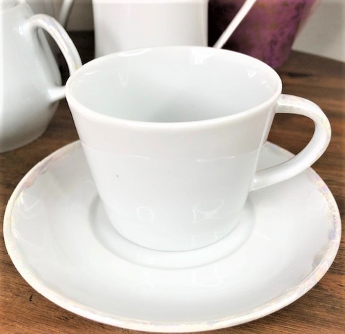 Imagem 3 de 9 de Jogo Para Chá 16 Peças Porcelana Pintada À Mão