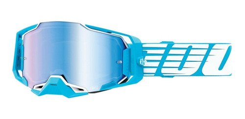 Goggles 100% Armega Oversized Sky Mica Azul Espejo