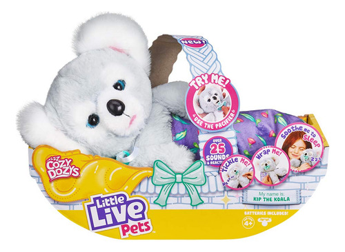 Animal De Peluche Little Live Pets Cozy Dozy Kip Koala Con S