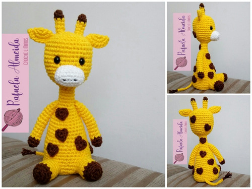 Imagem 1 de 4 de Girafa Amigurumi