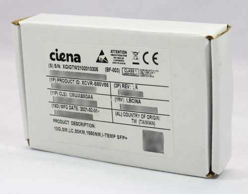 Modulo Transceptor Ciena Xcvr-s80v55 (nuevo)