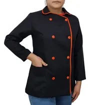 Comprar Filipina Chef Mujer Negra Con Naranja En Poliéster