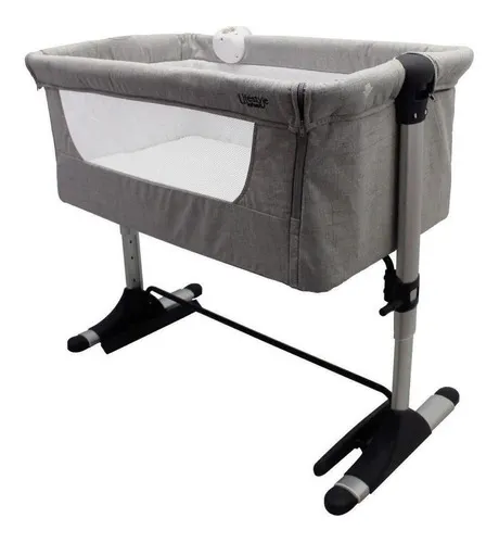 Corralito Para Bebe Plegable Corral De Gimnasio De Juegos Color Gris Diseño  de la tela Liso