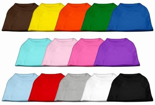 Mirage Productos Para Mascotas Camisas Lisas De 10 Pulgadas,