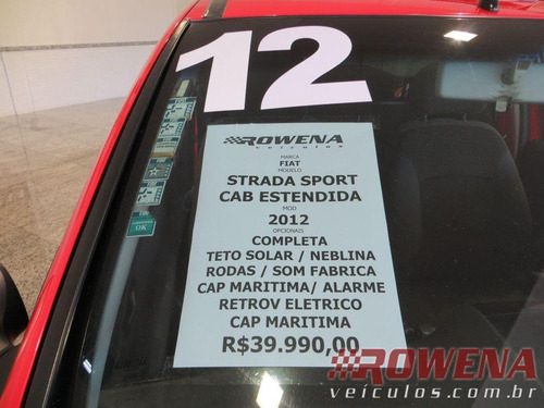 Strada Sporting Cab Estendida Top + Teto Solar