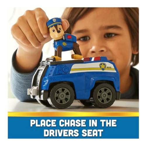 Paw Patrol, Vehículo Básico Sustentable Chase, Coche De