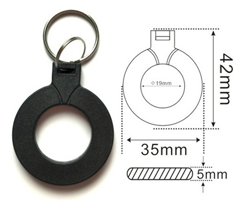 10 Unidades T5577 Em4305, Copia, Regrabable, Duplicada, Rfid
