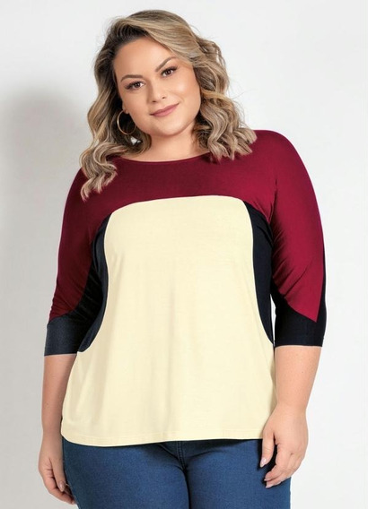 blusas soltinhas plus size