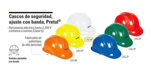 Casco Pretul De Seguridad Ajustable Amarillo Y Naranja 