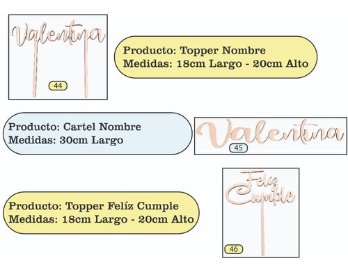 Candy Bar Kit 60 Productos - Mdf / Fibrofacil -