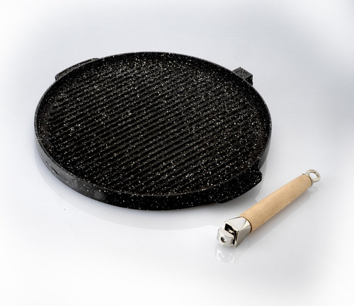 Plancha Churrasquera Reversible Parrilla Made In Italy/ 36cm
