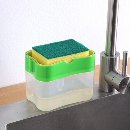 Dispensador De Jabón Y Soporte De Esponja Dispensador De