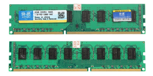 Xiede 2gb Memoria Ram Ddr3 1600 Mhz Pc3-12800 Dimm 240pins P