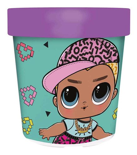 Vaso Plástico Lol Surprise Para Microondas 260 Ml