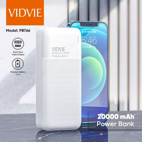 Powerbank Vidvie Pb766 20000 Mah