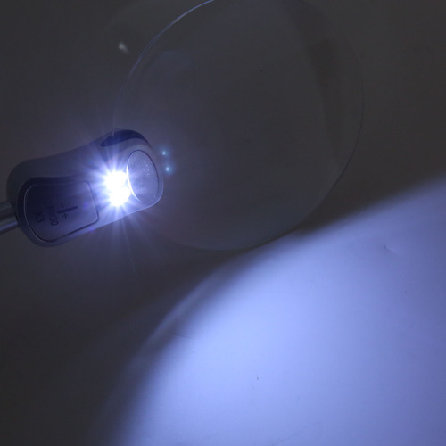 Pinza Para Lámpara De Lectura, Lupa, Luz Led, Cuello De Cisn
