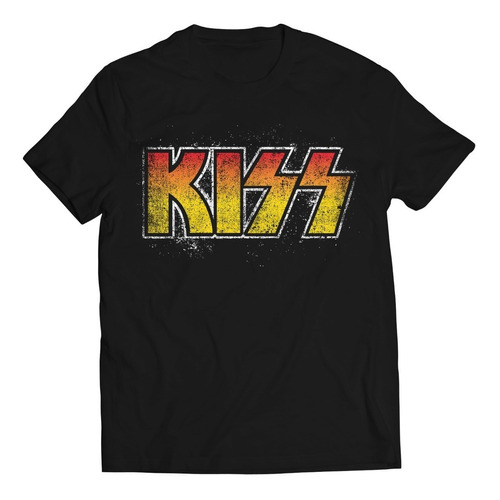 Camiseta Kiss Logo Vintage Rock Activity