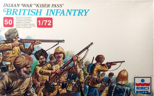 British Infantry Indiar War- 1/72 Esci 232