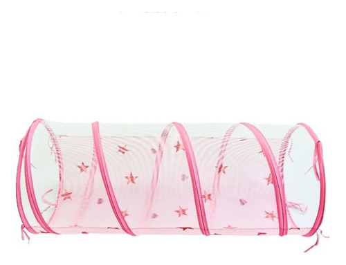 Tent Tunnel Rocket Tent Tent, Juguete Infantil 3 En 1 Para J Color Rosa