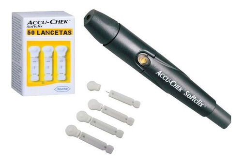 Accu Chek Softclix Lapicera Punzador Y Lancetas X 50 U