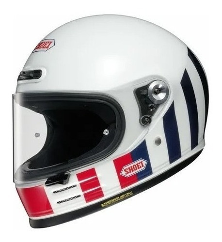 Capacete Shoei Retro Glamster Resurrection Tc-10 Branco Tamanho do capacete 56 (S)