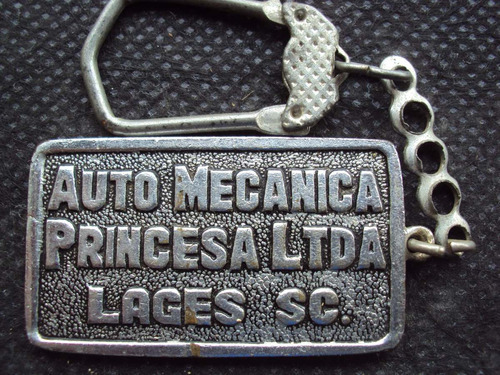 Chaveiro Antigo - Auto Mecânica Princesa - Lages - Sc - X3