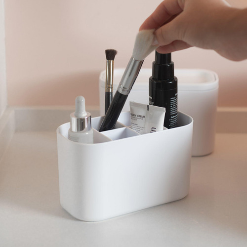 Organizador Accesorios Belleza Bold Blanco