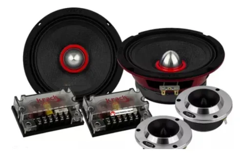 comprar Set De Medios 6.5 PLG Open Show 420w Krack Audio Kevlar