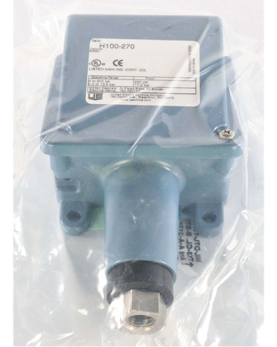 New H100-270 United Electric Controls Pressure Switch 20 Ccs