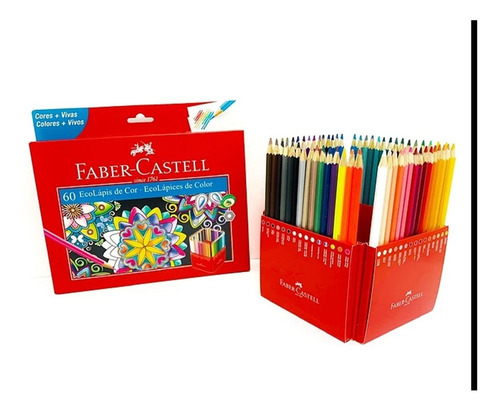 Imagen 2 de 3 de Faber-castell Caja De 60 Colores