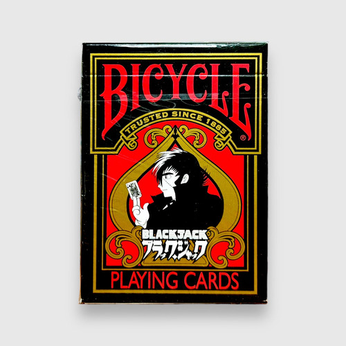 Baraja Bicycle Blackjack Osamu Tezuka De Japón Negro Japonés