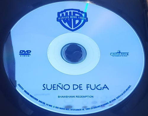 Sueño De Fuga - Dvd - The Shawshank Redemption (Usado)