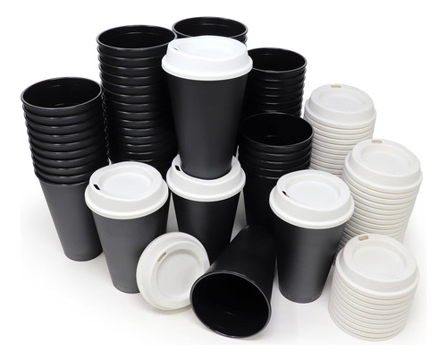 Rolling Sands Tazas De Café Reutilizables De 16 Oz Con Tapas