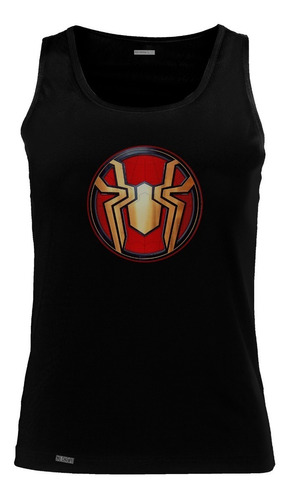 Camiseta Esqueleto Escudo Spider-man Hombre Araña Sbo 