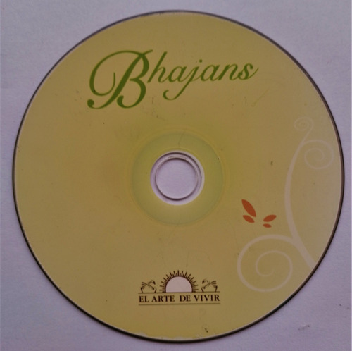 Cd Bhajans El Arte De Vivir. Solo El Cd Sin Caja.